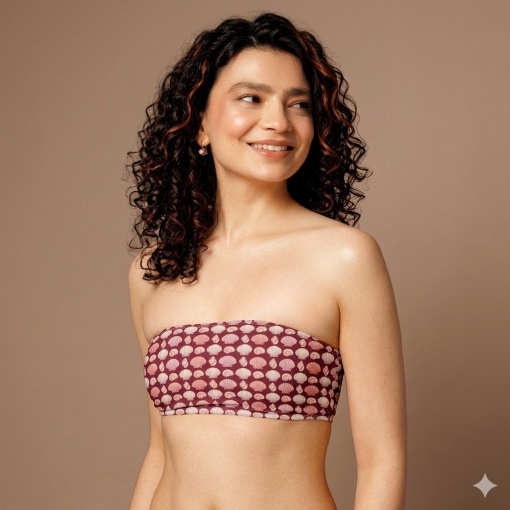 Seashell Kisses Bandeau Bikini Top - Image 4